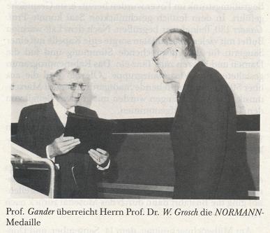 1988 Werner Grosch (Forschermedaille)