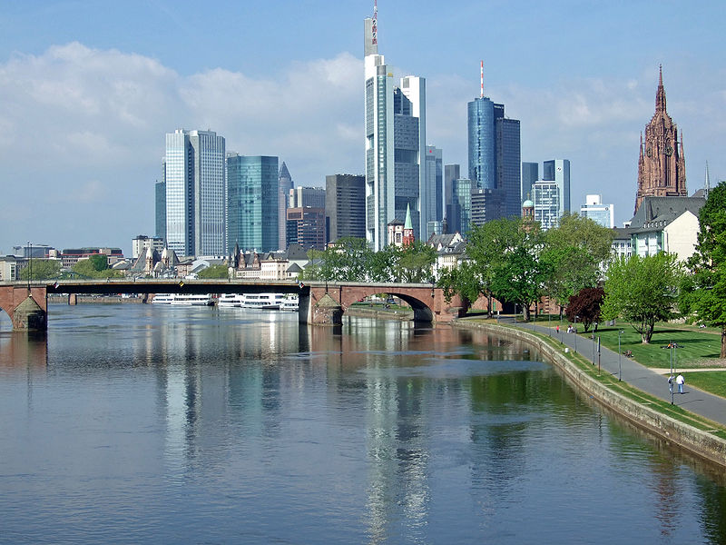 Frankfurt skyline daylight